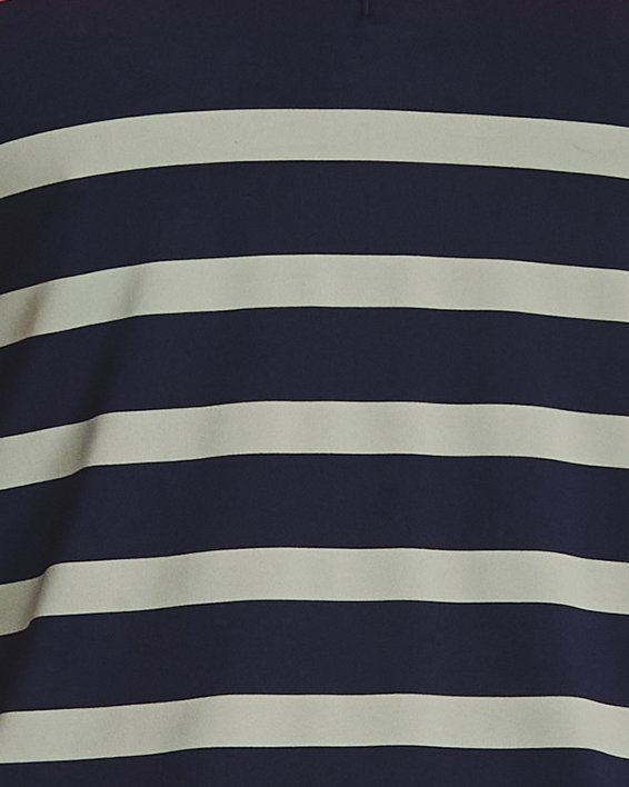 男士UA Playoff 3.0 Stripe Polo衫 in Blue image number 0