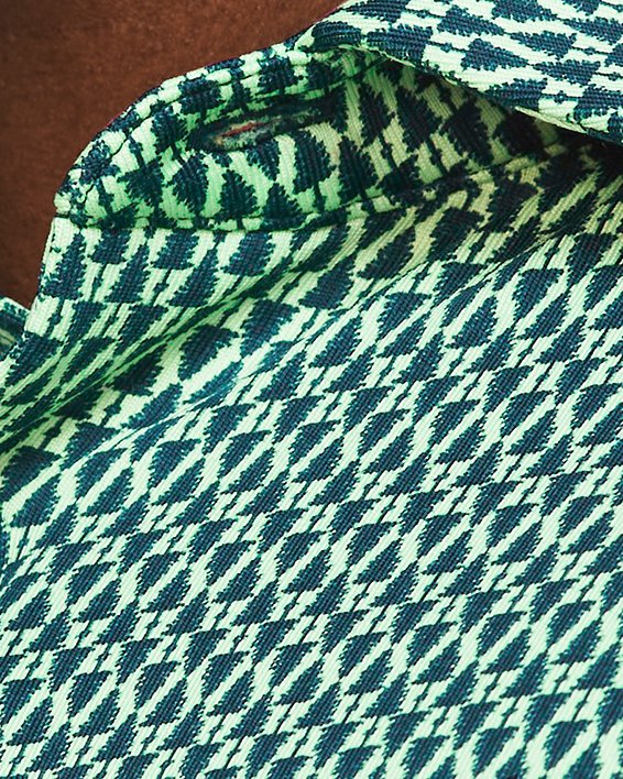 UA Playoff 3.0 Poloshirt mit Aufdruck für Herren, Green, pdpMainDesktop image number 3