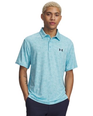Under Armour Men's Blue Playoff 3.0 Printed Polo Haze / Midnight Navy Xl