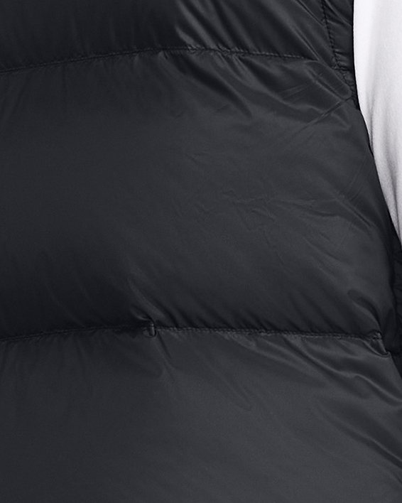 Men's ColdGear® Infrared Down Vest, Black, pdpMainDesktop image number 1