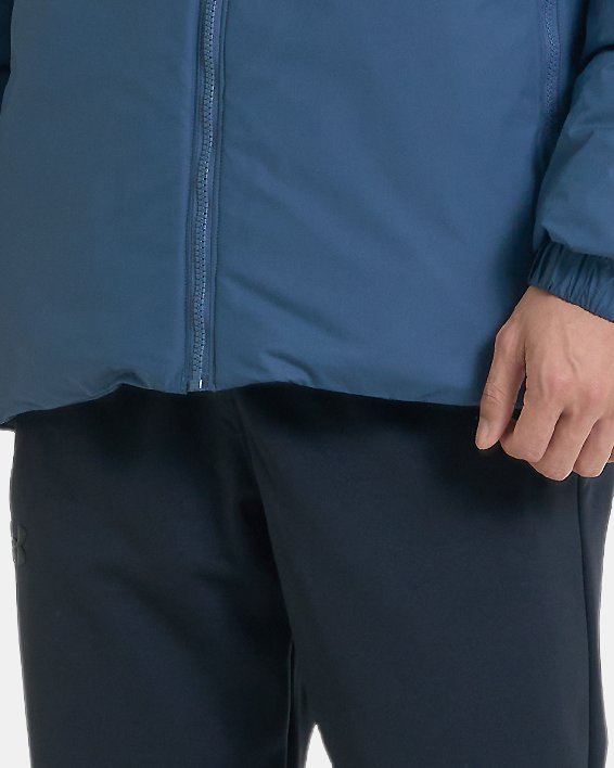 남성 ColdGear® Infrared 라이트웨이트 다운 재킷 in Gray image number 2