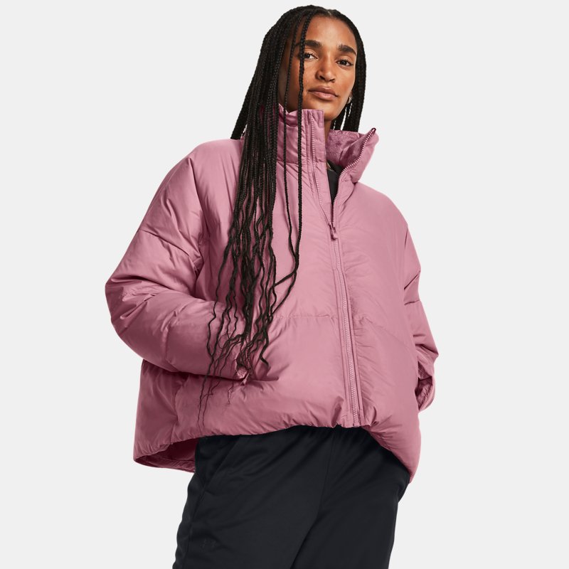 Image of Under Armour Women's ColdGear® Infrared Down Puffer Jacket Pink Elixir / Pink Elixir S