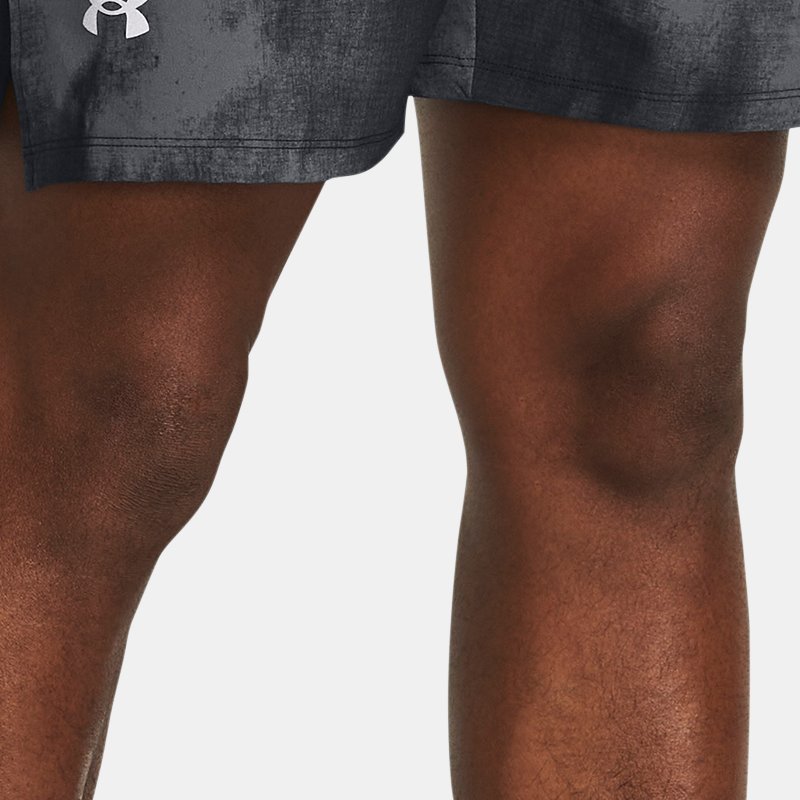 Pantalón corto de 18 cm Under Armour Launch Elite para hombre Negro / Negro / Reflectante M