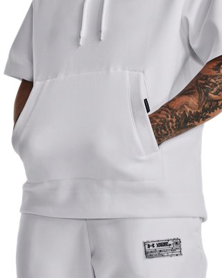 Unisex UA Summit Knit Short Sleeve Hoodie image number 7