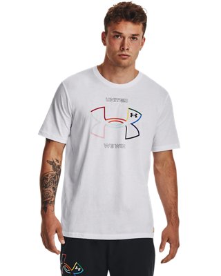 Men's UA Pride Short Sleeve, White, pdpZoomDesktop image number 0