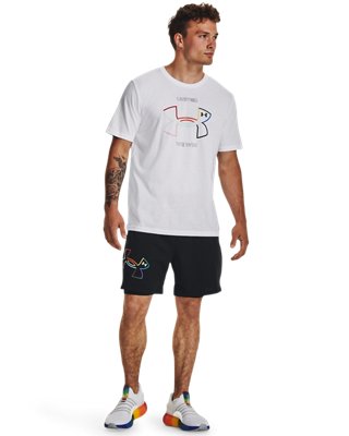 Playera de manga corta UA Pride para hombre, White, pdpMainDesktop image number 2