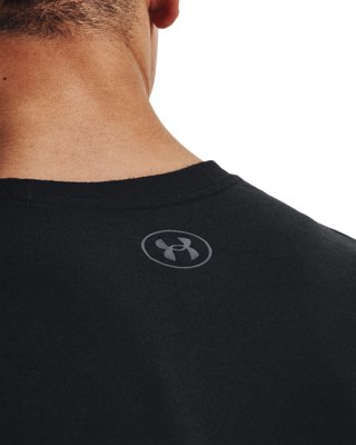 남성 UA 배스킷볼 로고 반팔 image number 3