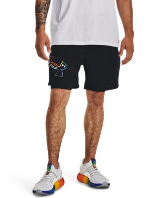 Men's UA Vanish Woven 2-in-1 Pride Shorts, Black, pdpZoomDesktop image number 0