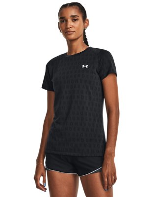 Women's UA Velocity Wordmark Jacquard Short Sleeve Under Armour