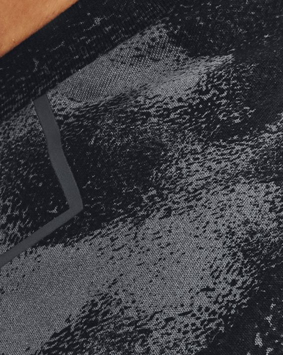 Men's UA Tech™ Printed Short Sleeve in Black image number 3