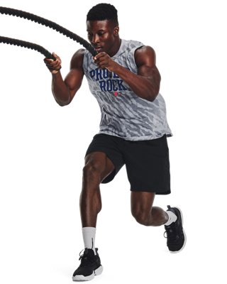 남성 프로젝트 락 쇼 유어 트레이닝 그라운드 슬리브리스 image number 3