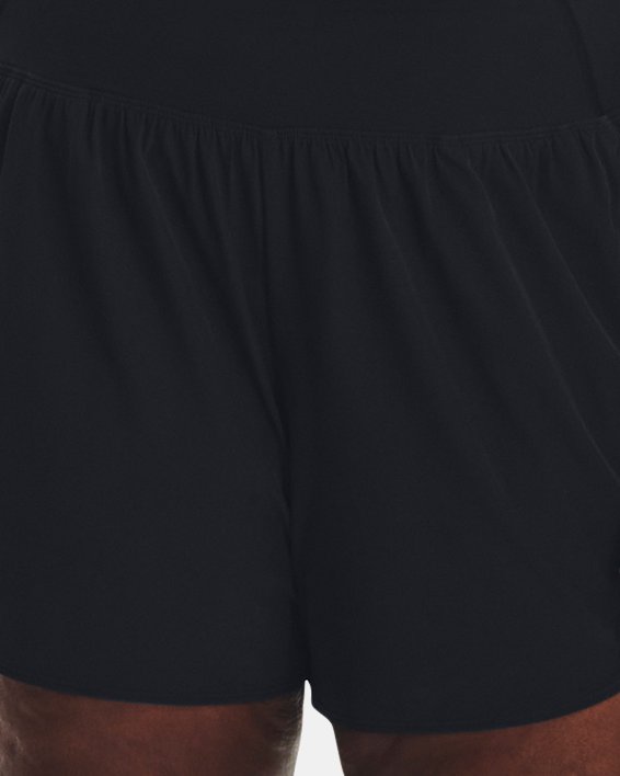 女士UA SmartForm Flex Woven短褲 in Black image number 2