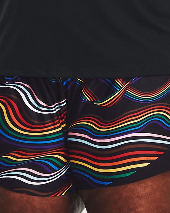 Women's UA Play Up Pride Shorts image number 2
