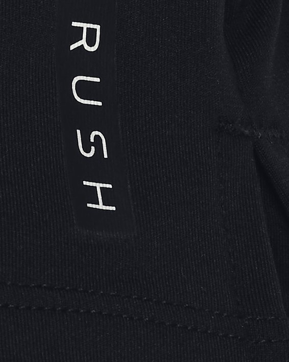 Women's UA RUSH™ Vent Short Sleeve in Black image number 3