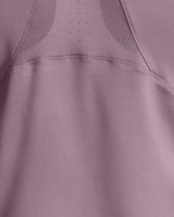 女士UA RUSH™ Vent短袖T恤 in Purple image number 1