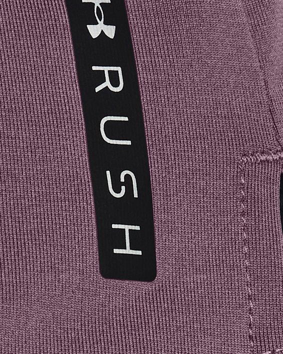 เสื้อแขนสั้น UA RUSH™ Vent สำหรับผู้หญิง in Purple image number 3
