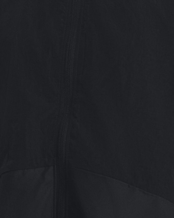 여성 UA RUSH™ 우븐 크링클 재킷 in Black image number 0