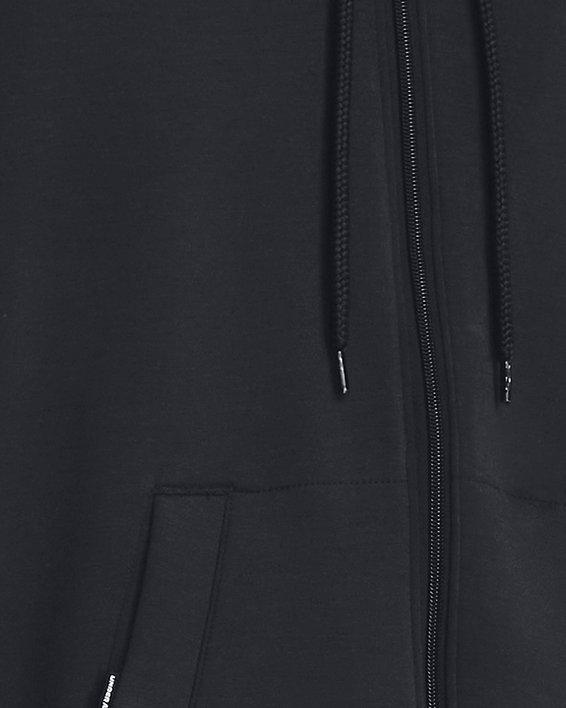 Unisex UA Summit Knit Full-Zip Hoodie in Black image number 0