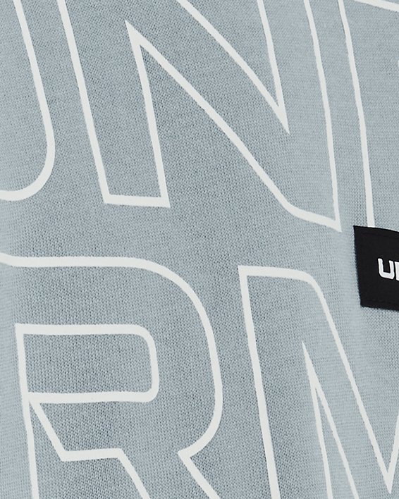 Unisex UA Outline Heavyweight Short Sleeve, Blue, pdpMainDesktop image number 6