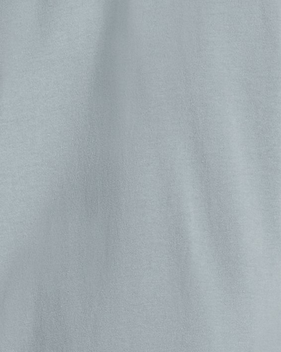 Unisex UA Outline Heavyweight Short Sleeve, Blue, pdpMainDesktop image number 4