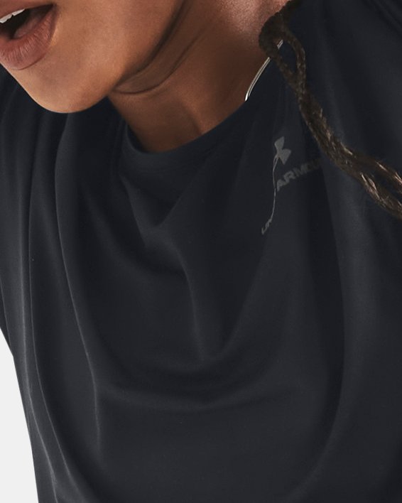 Women's UA Vanish Energy Short Sleeve, Black, pdpMainDesktop image number 2
