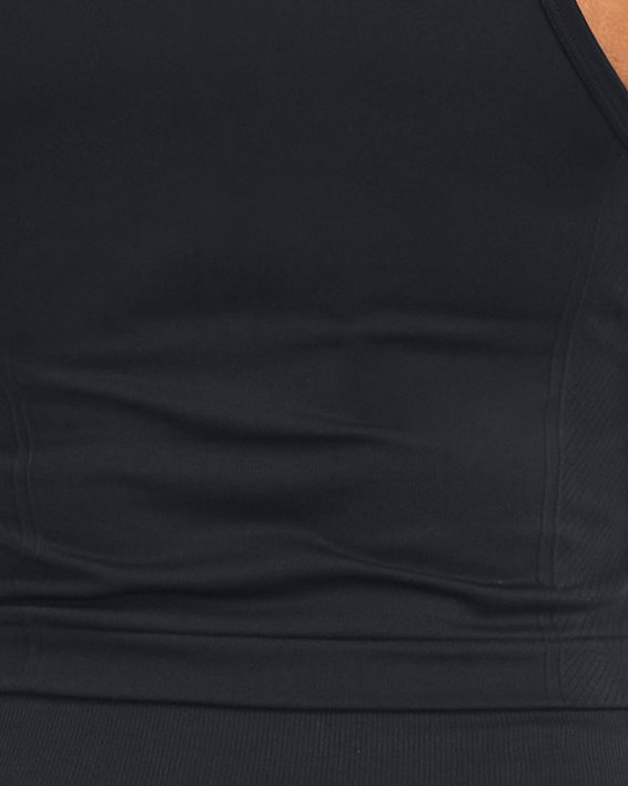Camiseta sin mangas UA Train Seamless para mujer, Black, pdpMainDesktop image number 1