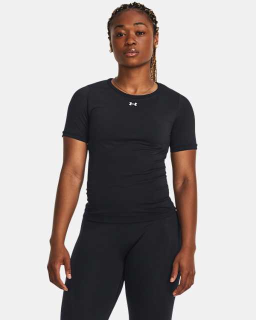 Haut à manches courtes UA Train Seamless pour femme Haut à manches courtes UA Train Seamless pour femme
