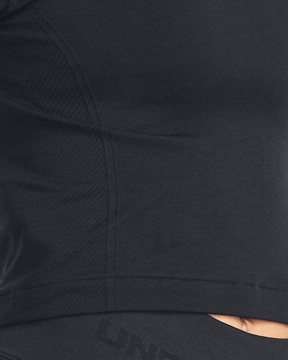 Women's UA Train Seamless Long Sleeve, Black, pdpMainDesktop image number 0