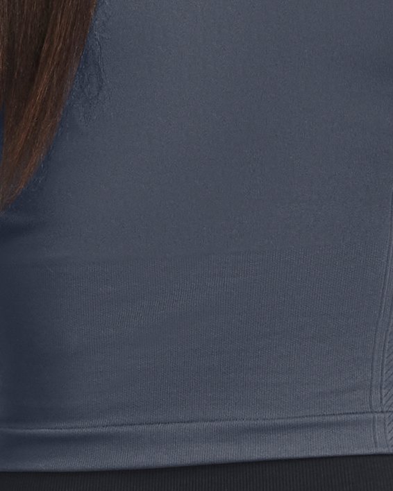 Women's UA Train Seamless Long Sleeve in Gray image number 1
