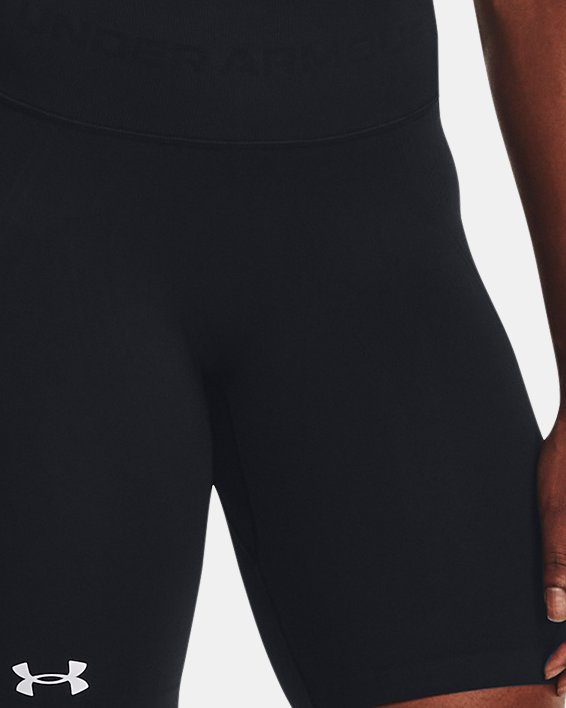 Women's UA Train Seamless Shorts in Black image number 2