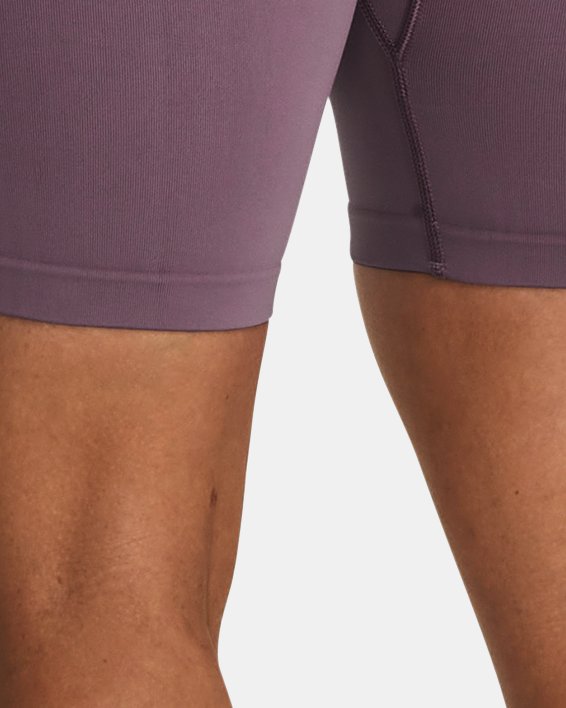 女士UA Train Seamless短褲 in Purple image number 1