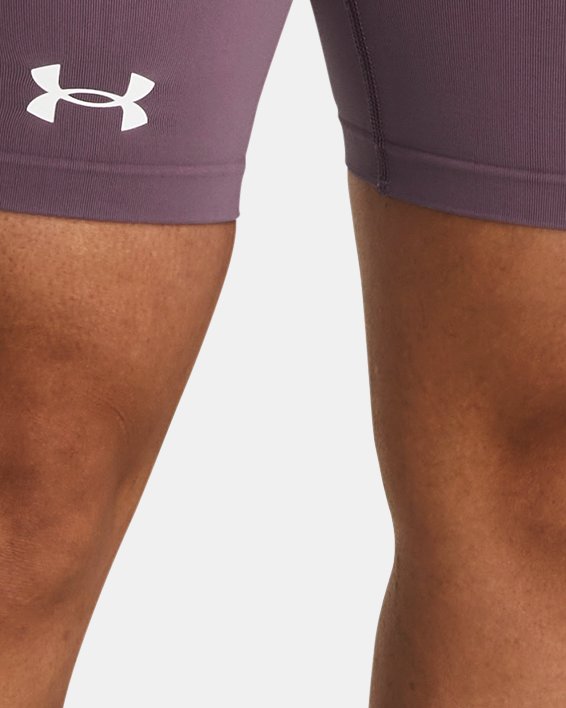 Women's UA Train Seamless Shorts in Purple image number 0