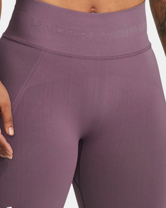 Women's UA Train Seamless Shorts in Purple image number 2