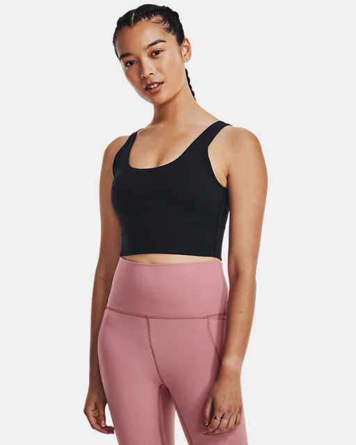 Camiseta sin mangas UA Meridian Fitted Crop para mujer Camiseta sin mangas UA Meridian Fitted Crop para mujer