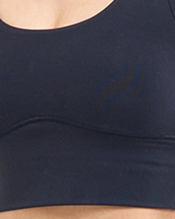 เสื้อกล้าม UA Meridian Fitted Crop สำหรับผู้หญิง in Black image number 2