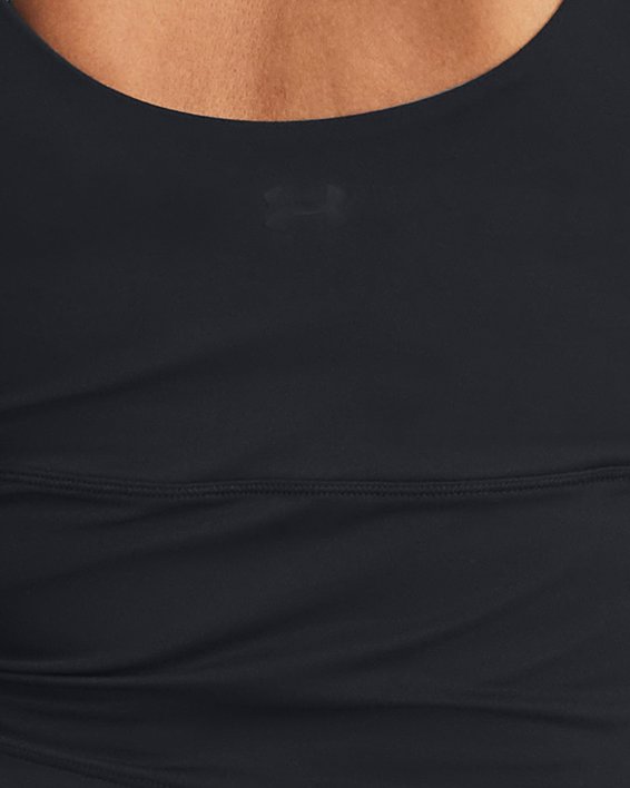 Tee-shirt à manches courtes UA Meridian Fitted pour femme, Black, pdpMainDesktop image number 1