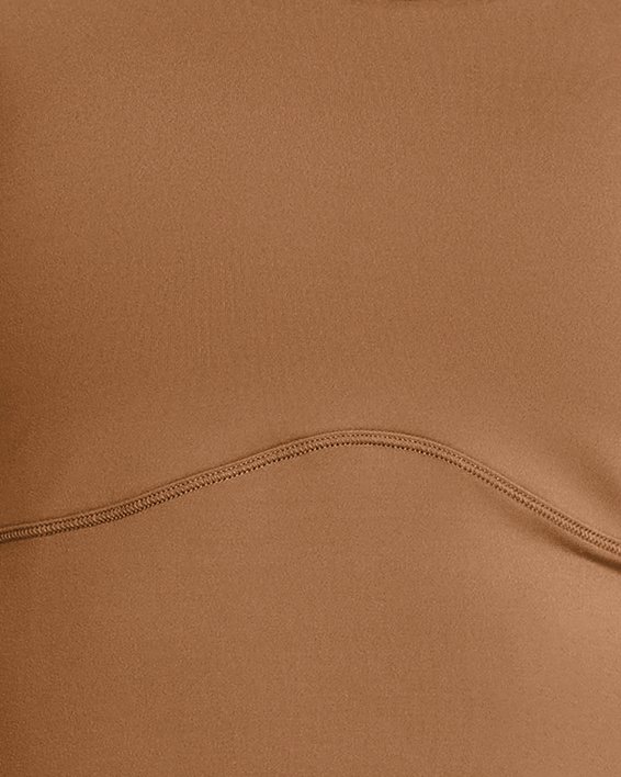 Women's UA Meridian Fitted Short Sleeve, Brown, pdpMainDesktop image number 0