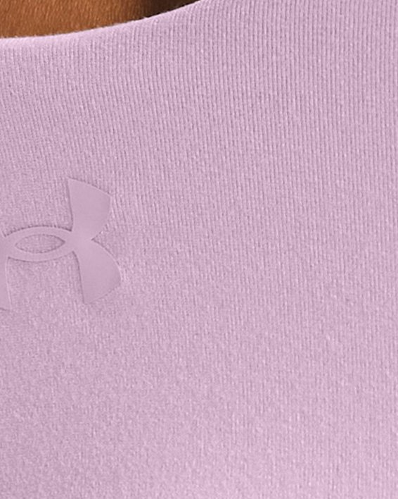 UA Meridian Enganliegendes Kurzarm-Shirt für Damen, Purple, pdpMainDesktop image number 3