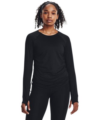 long sleeve longline tops womens
