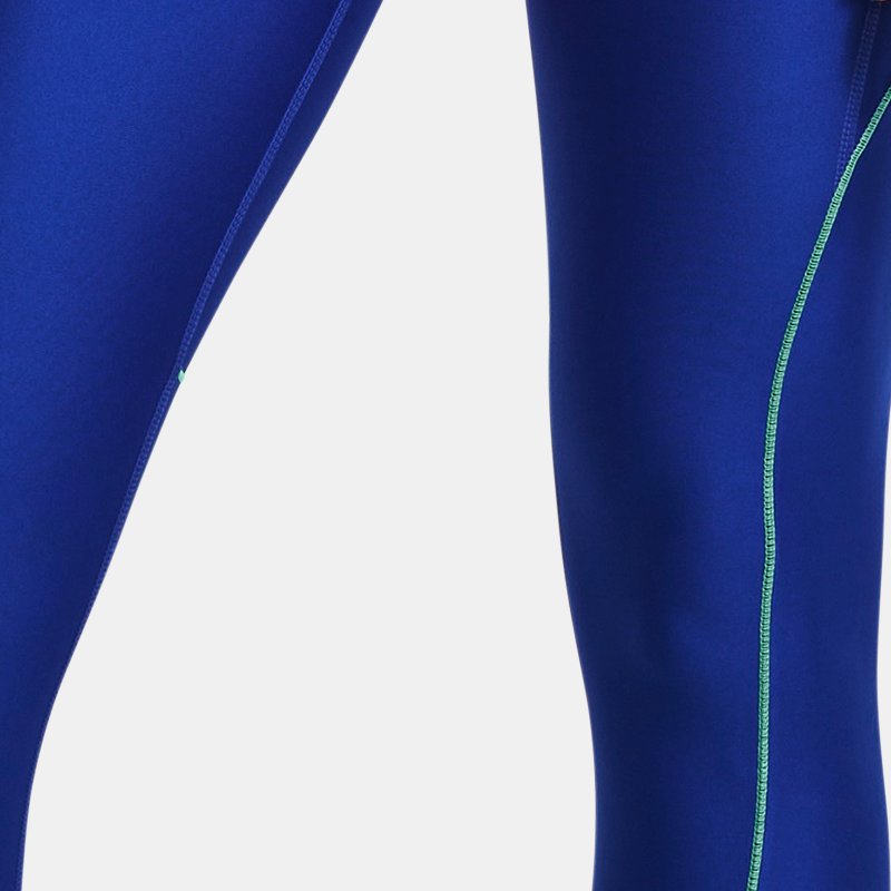 Under Armour Dameslegging HeatGear® Ankle Team Royal / Neo Turquoise XS