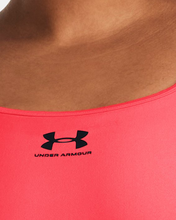 Women's HeatGear® Armour High Sports Bra in Red image number 4