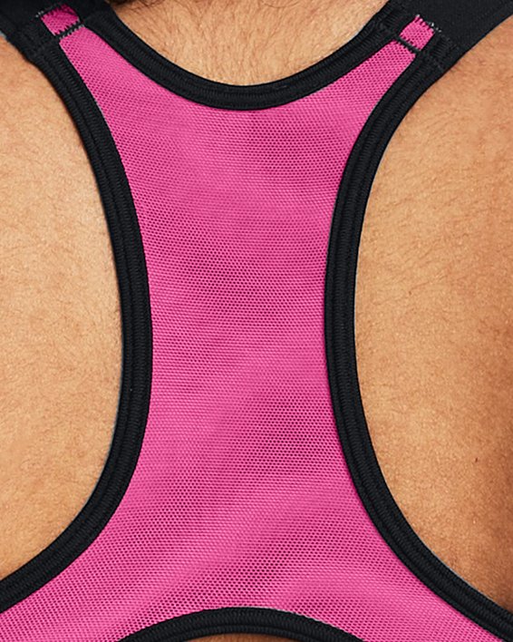 Reggiseno sportivo HeatGear® Armour High da donna, Pink, pdpMainDesktop image number 1