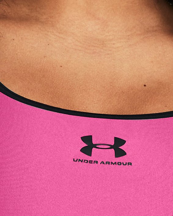 Brassière de sport HeatGear® Armour High pour femme, Pink, pdpMainDesktop image number 0