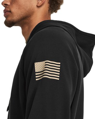 Men's UA Freedom Rival Fleece Big Flag Logo Hoodie | Under Armour