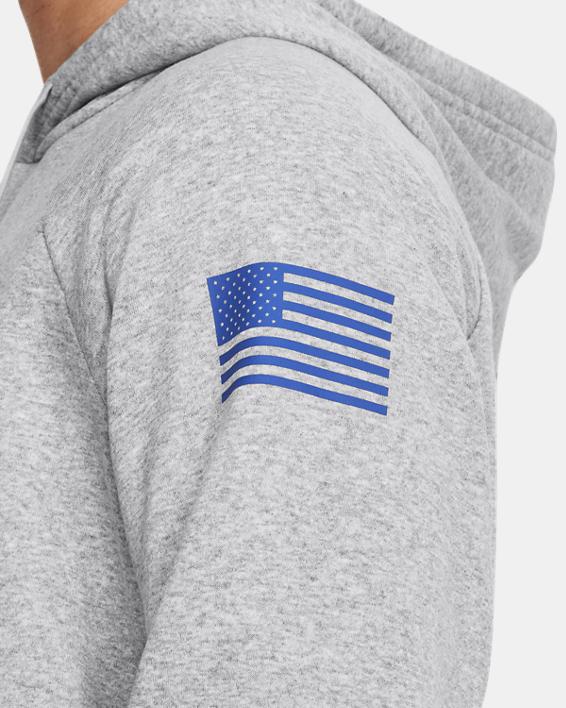 Men's UA Freedom Rival Fleece Big Flag Logo Hoodie