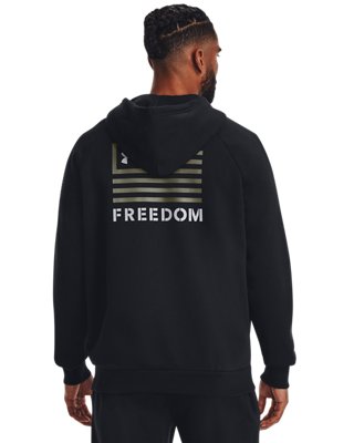 Men's UA Freedom Rival Fleece Full-Zip Hoodie | Under Armour