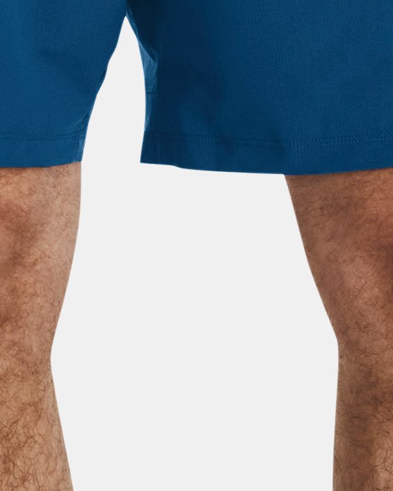Pantalón corto estampado de 15 cm UA Vanish Woven para hombre, Blue, pdpMainDesktop image number 0