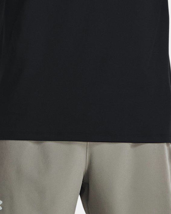 UA Qualifier Run Shirt mit ½ Zip für Herren, Black, pdpMainDesktop image number 3