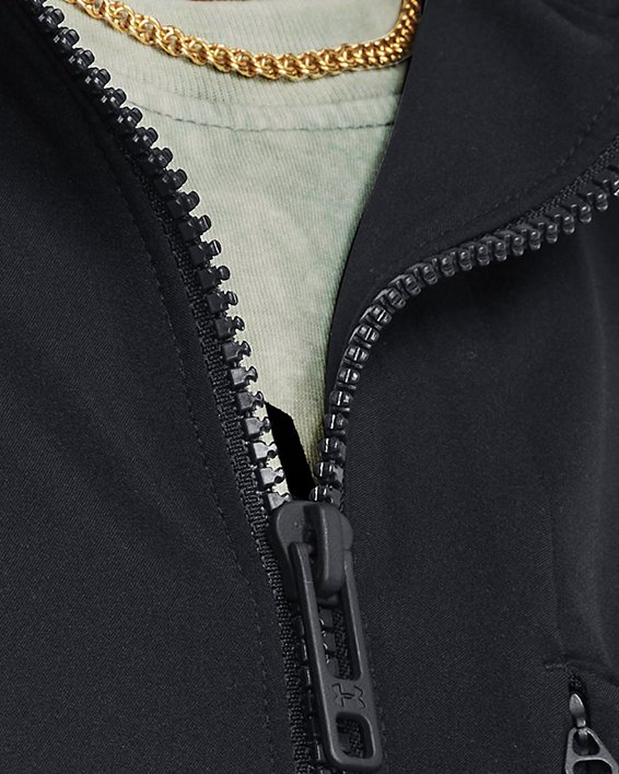 남성 UA 런 에브리웨어 재킷 in Black image number 3