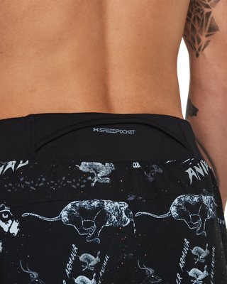 Shorts UA Run Like A&hellip; para hombre, Black, pdpMainDesktop image number 3